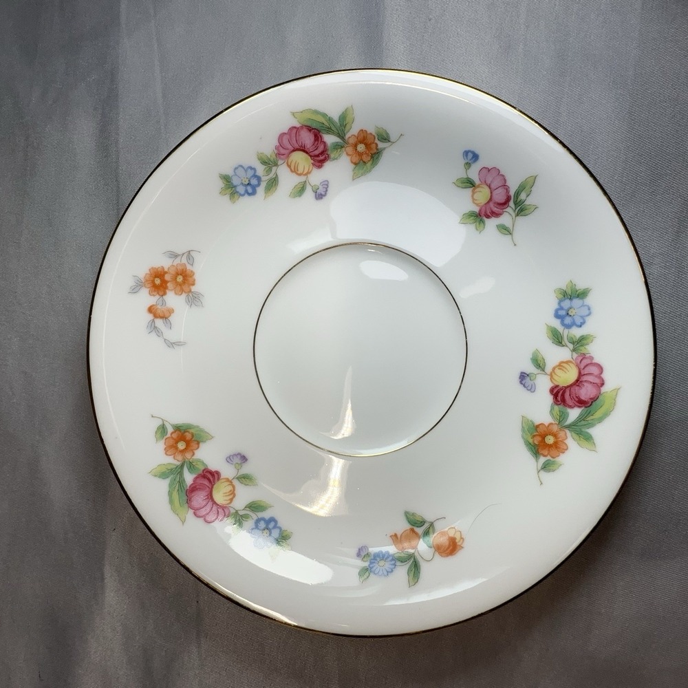MINT Noritake Occupied Japan Tea Cup Saucer‎ Floral Gold Grandmillennial Tea Cup - Picture 8 of 12